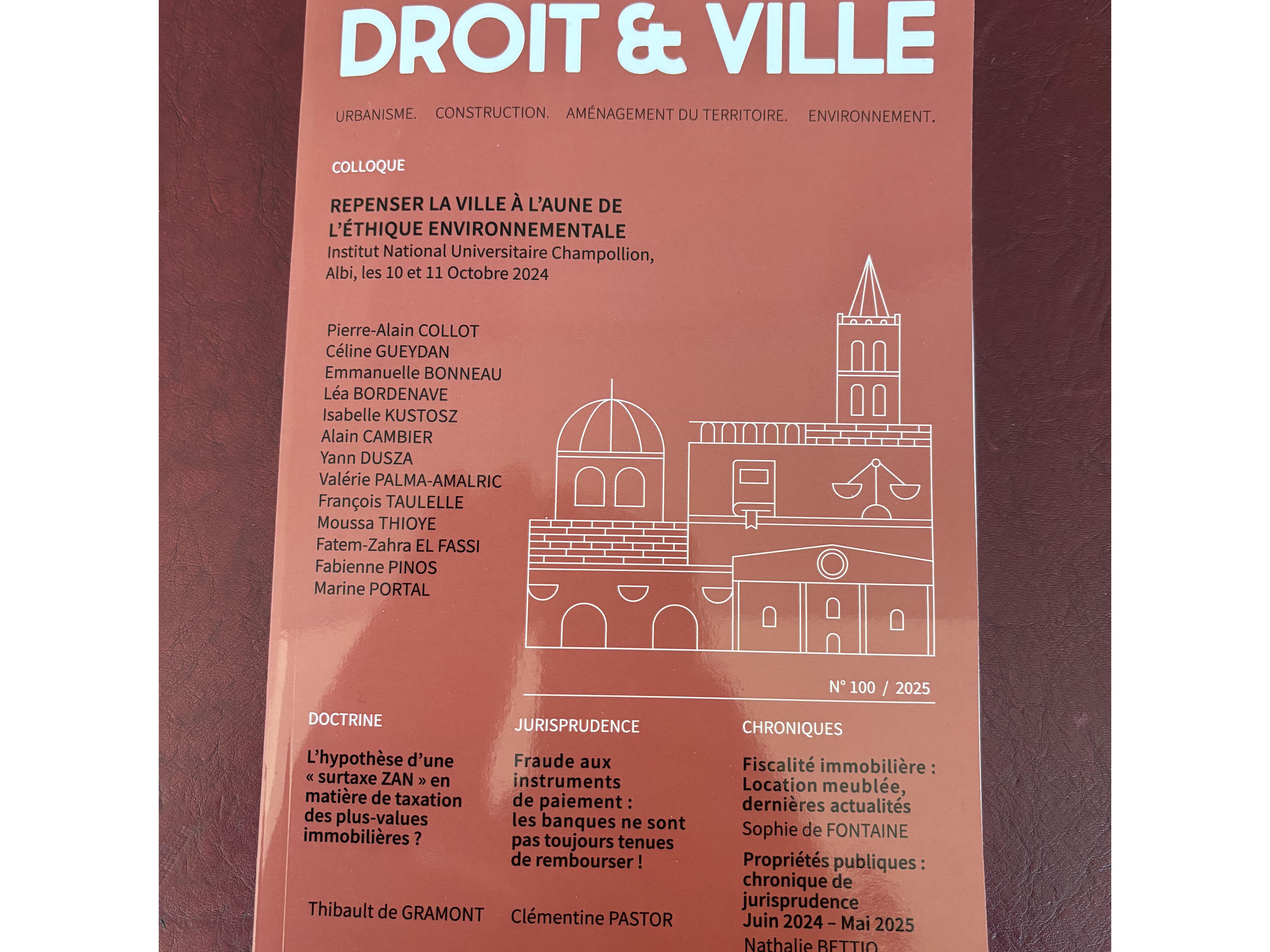 droit et ville 100